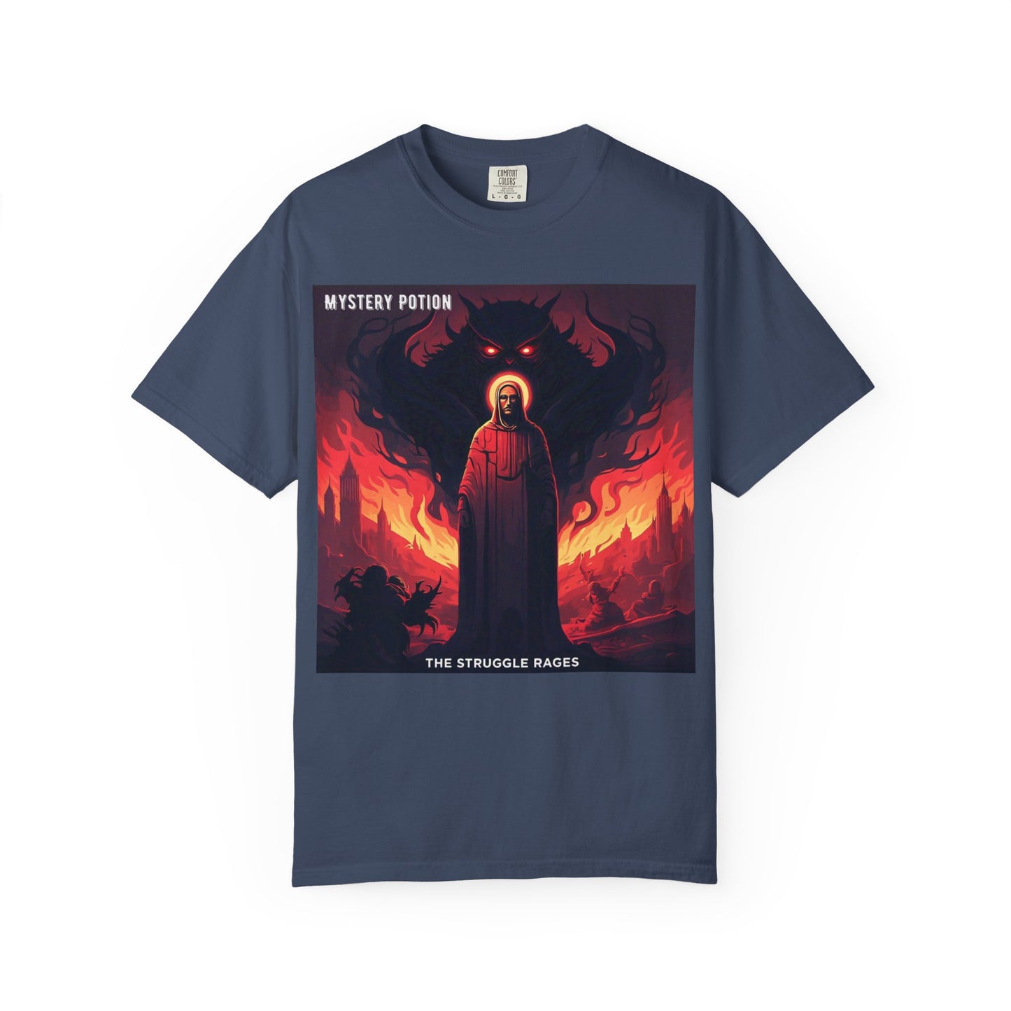 Mystical Struggle Graphic Tee - Perfect for Fans of Fantasy, Unique Gift, Casual Wear, Unisex T-shirt, Graphic Art Clothing