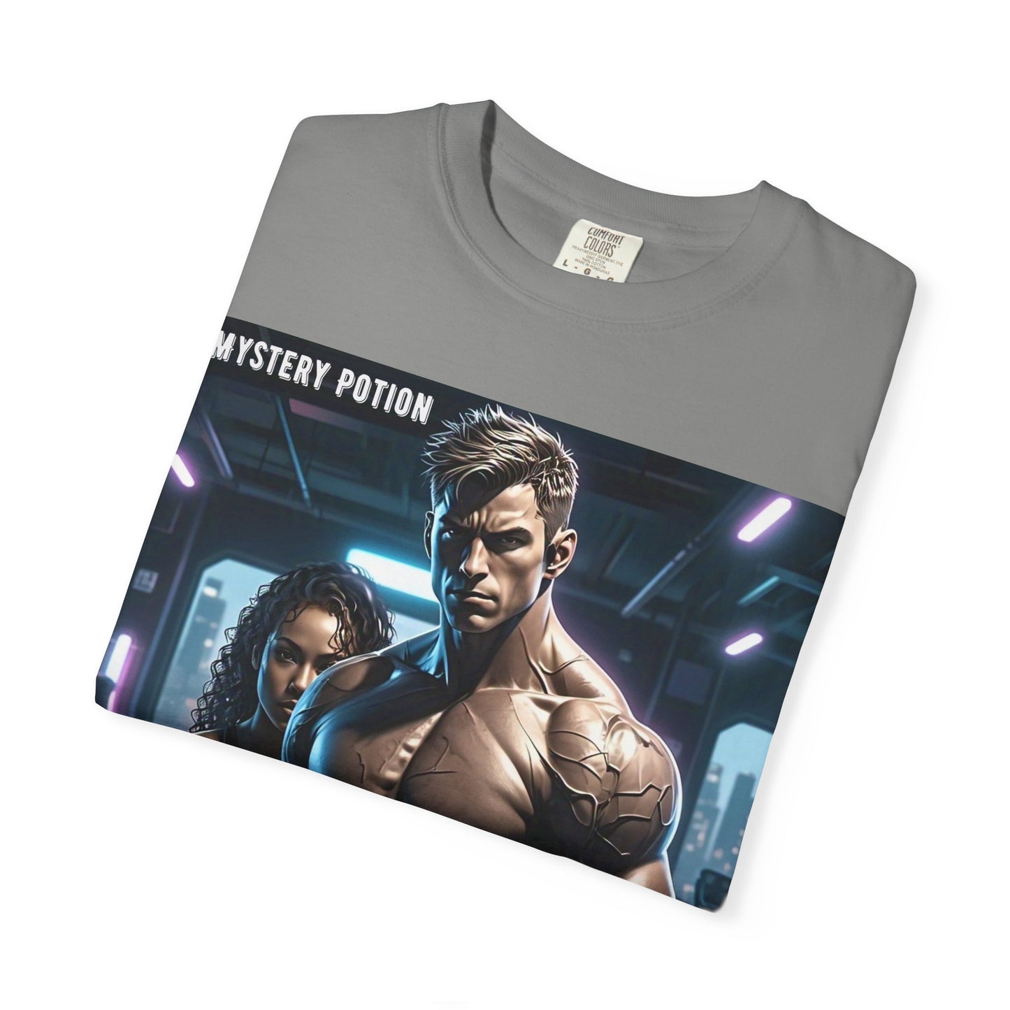 Mystery Potion Graphic T-Shirt - Unisex Casual Wear, Fitness Gift, Trendy Tee, Gamer Apparel, Everyday Style