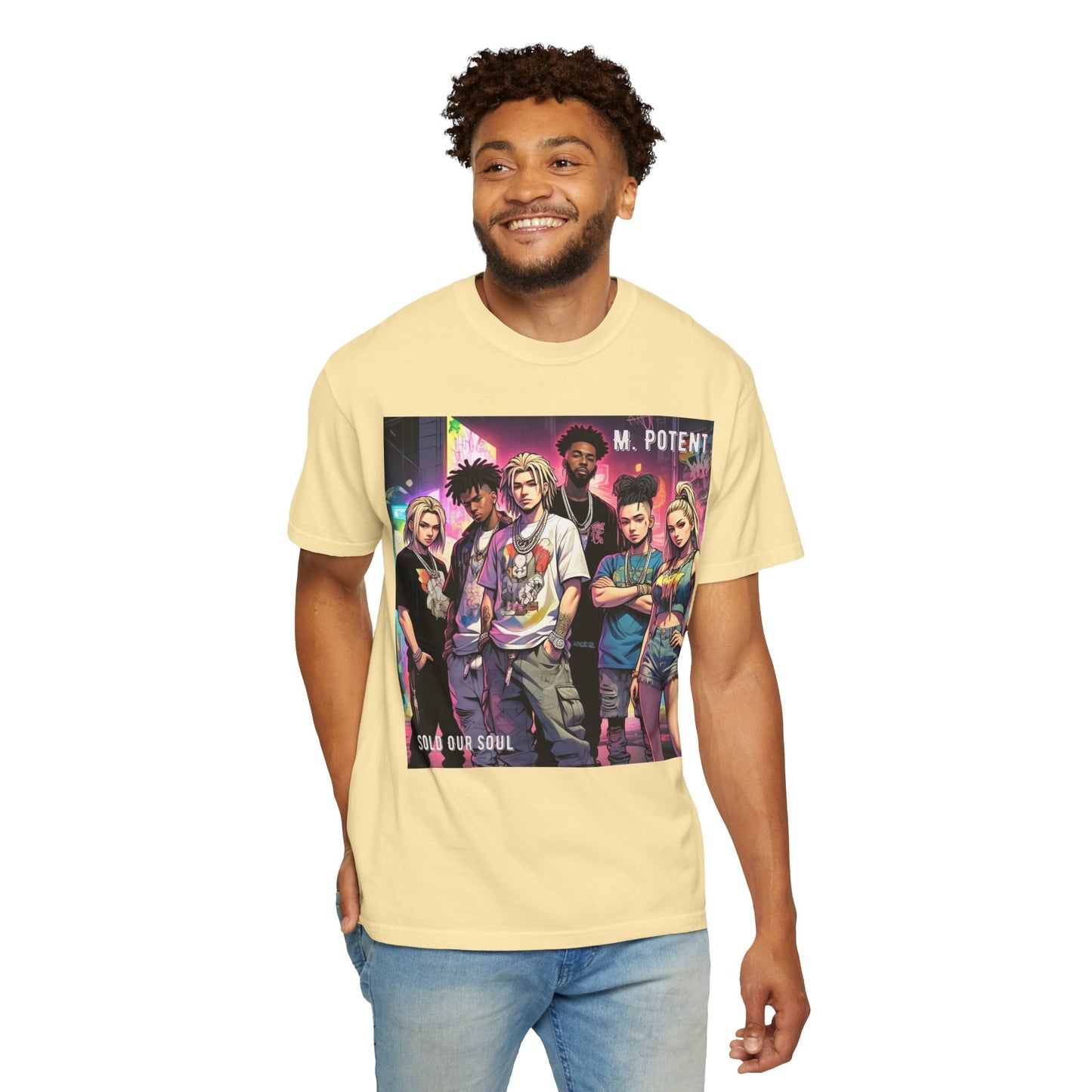 'Sold Our Soul' by M. Potent, Hip Hop Graphic Tee, Streetwear T-Shirt, Unisex Casual Tee, Music-Inspired Shirt, Gifts for Music Lovers, Trendy Fashion Top