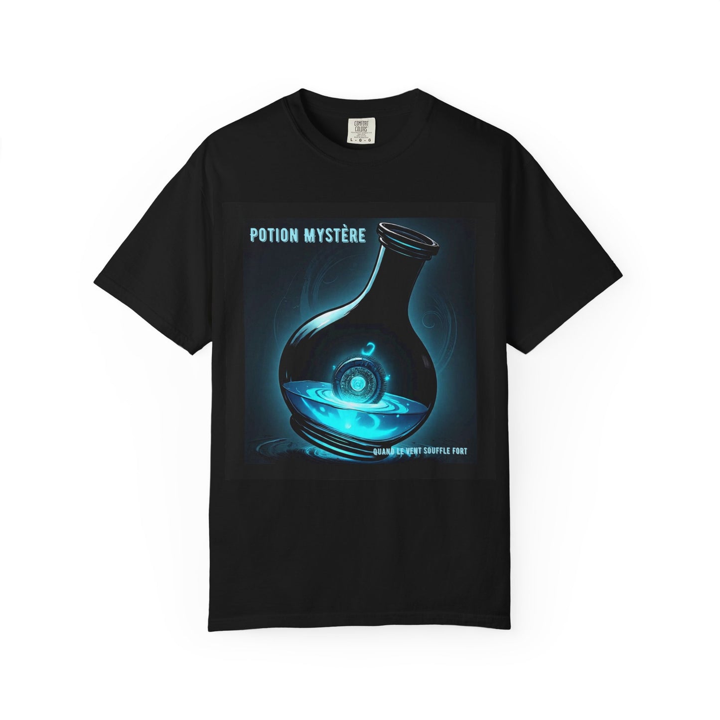 'Quand Le Vent Souffle Fort' par Potion Mystère, Mystery Potion T-Shirt, Unisex Graphic Tee, Magic Lab Shirt, Fantasy Apparel, Gift for Wizards and Witches
