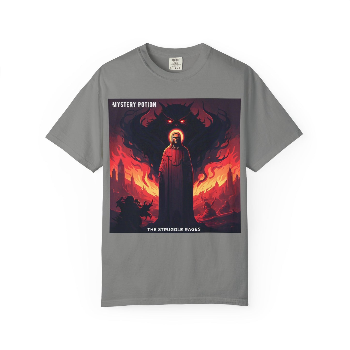 Mystical Struggle Graphic Tee - Perfect for Fans of Fantasy, Unique Gift, Casual Wear, Unisex T-shirt, Graphic Art Clothing