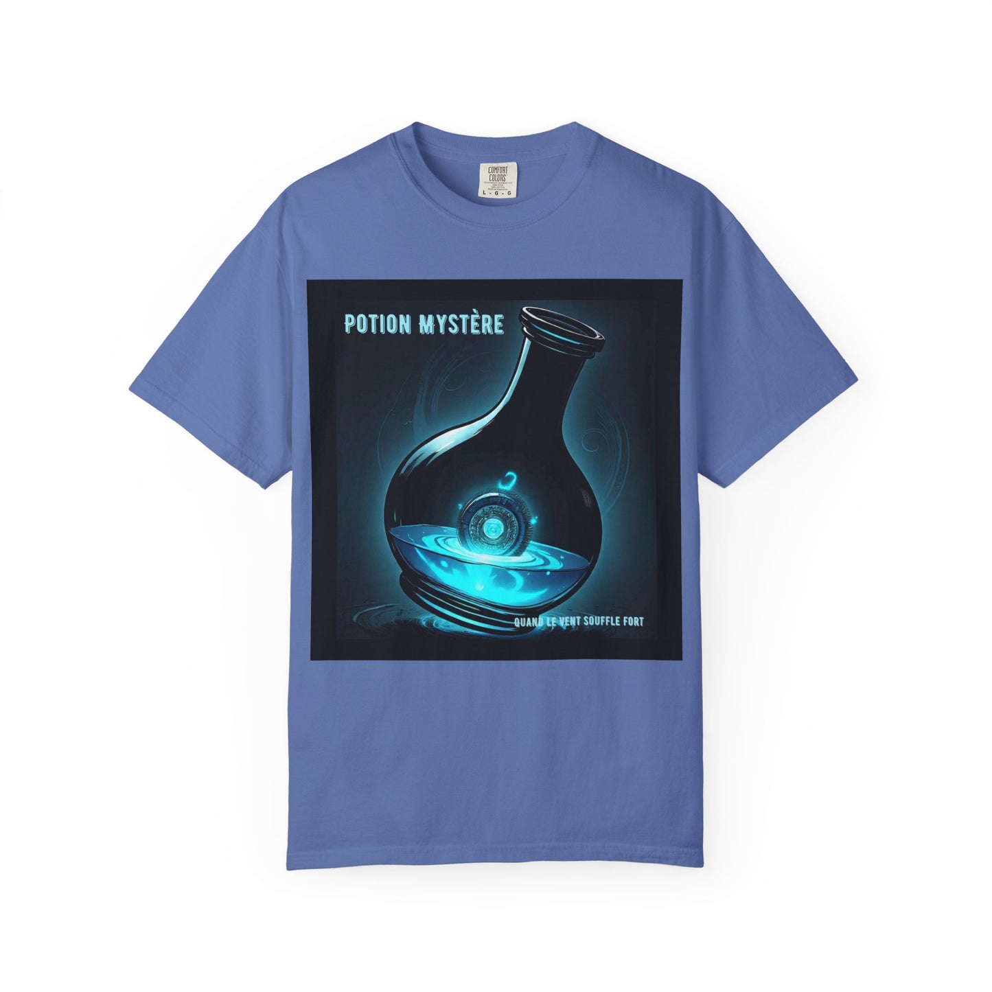 'Quand Le Vent Souffle Fort' par Potion Mystère, Mystery Potion T-Shirt, Unisex Graphic Tee, Magic Lab Shirt, Fantasy Apparel, Gift for Wizards and Witches