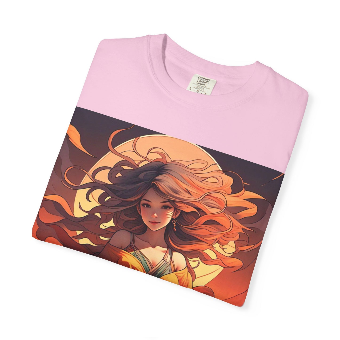 Mystical Autumn Goddess T-shirt, Enchanted Graphic Tee, Boho Style Apparel, Art Inspired Top, Unique Gift for Her, Festival Fashion
