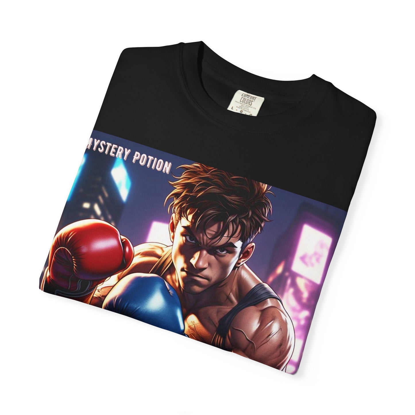 'One Ton Punch' by Mystery Potion, Boxer T-Shirt, Unisex Graphic Tee, Gift for Gamers, Vintage Style Shirt, Cool Casual Wear, Streetwear Fashion