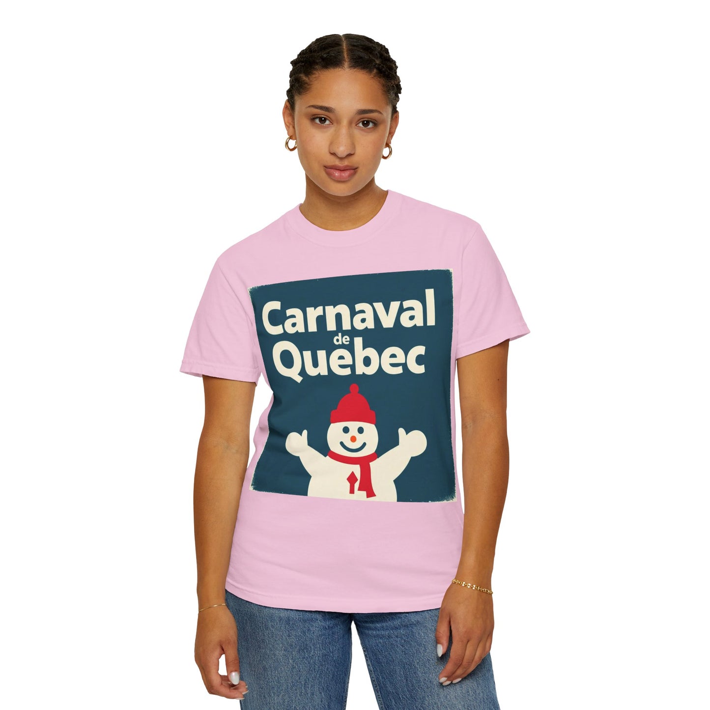 Quebec Carnaval Unisex T-Shirt, Winter Festival Tee, Handmade Vacation Souvenir, Holiday Gift Apparel, Quebec Celebration Shirt