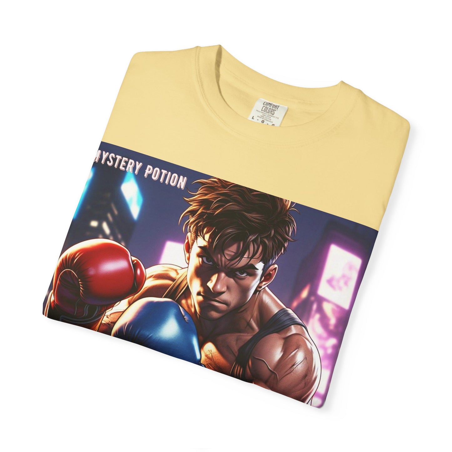'One Ton Punch' by Mystery Potion, Boxer T-Shirt, Unisex Graphic Tee, Gift for Gamers, Vintage Style Shirt, Cool Casual Wear, Streetwear Fashion