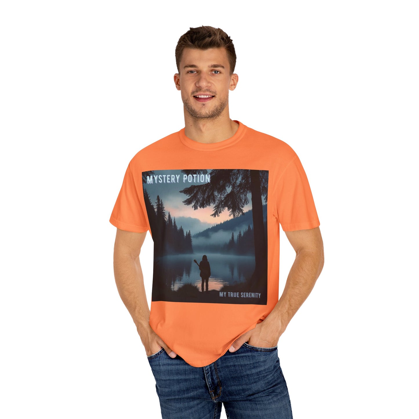 'My True Serenity' by Mystery Potion Unisex T-Shirt | Nature Lover Gift, Outdoor Adventure Tee, Casual Everyday Wear, Unique Graphic Shirt, Cozy and Stylish