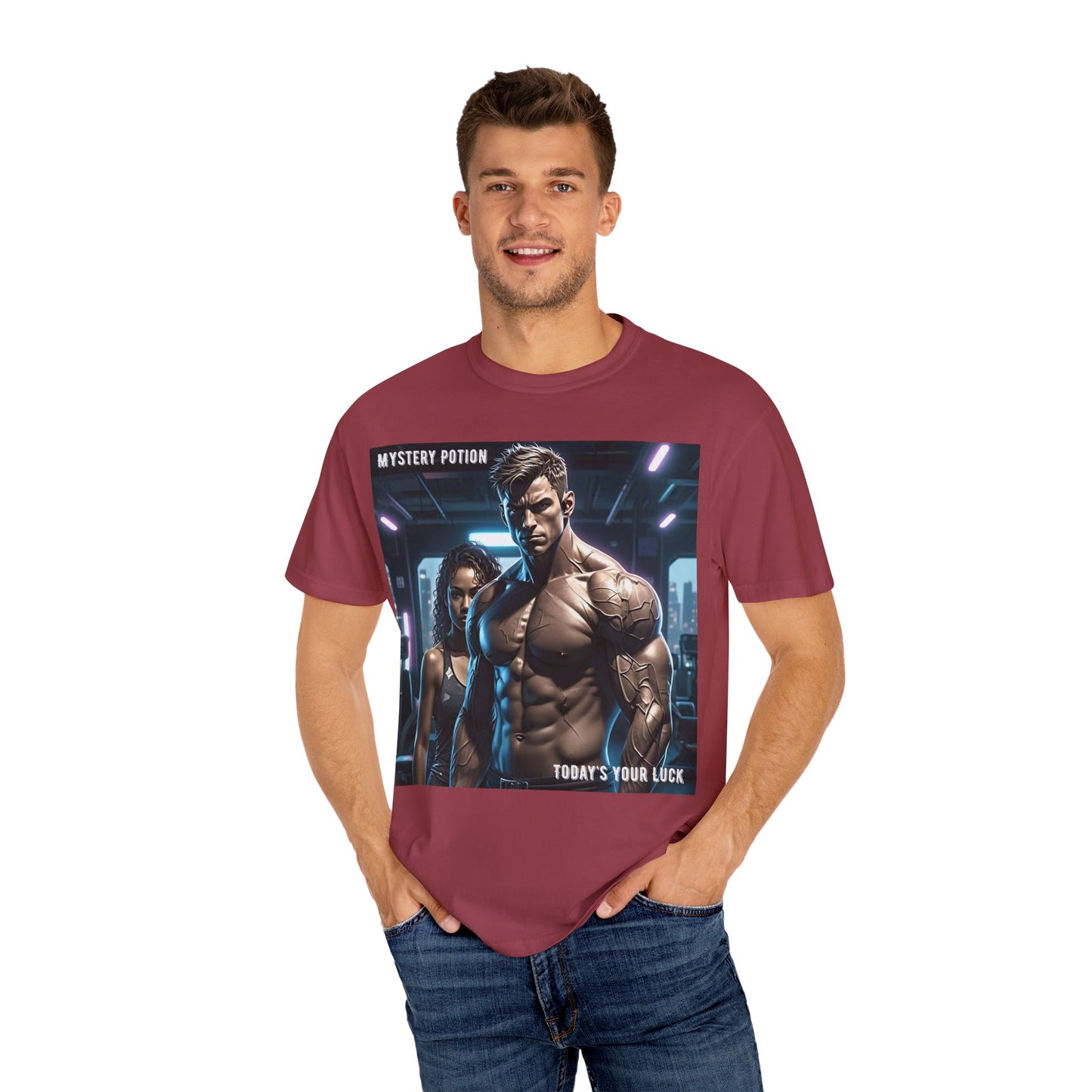 Mystery Potion Graphic T-Shirt - Unisex Casual Wear, Fitness Gift, Trendy Tee, Gamer Apparel, Everyday Style