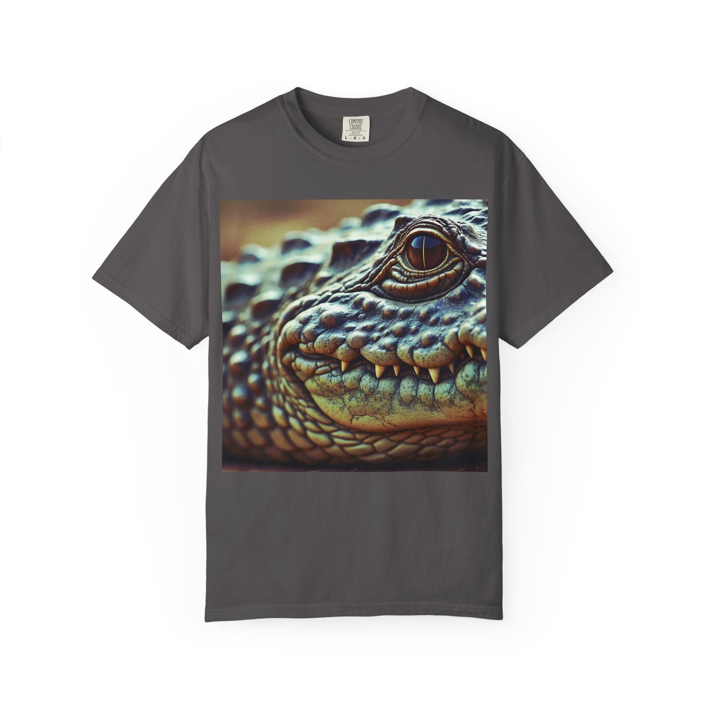 Aligator Unisex Garment-Dyed T-Shirt with Lizard Design, Cool Animal Tee for Nature Lovers, Gift for Her, Him, Birthday, Outdoor Enthusiasts