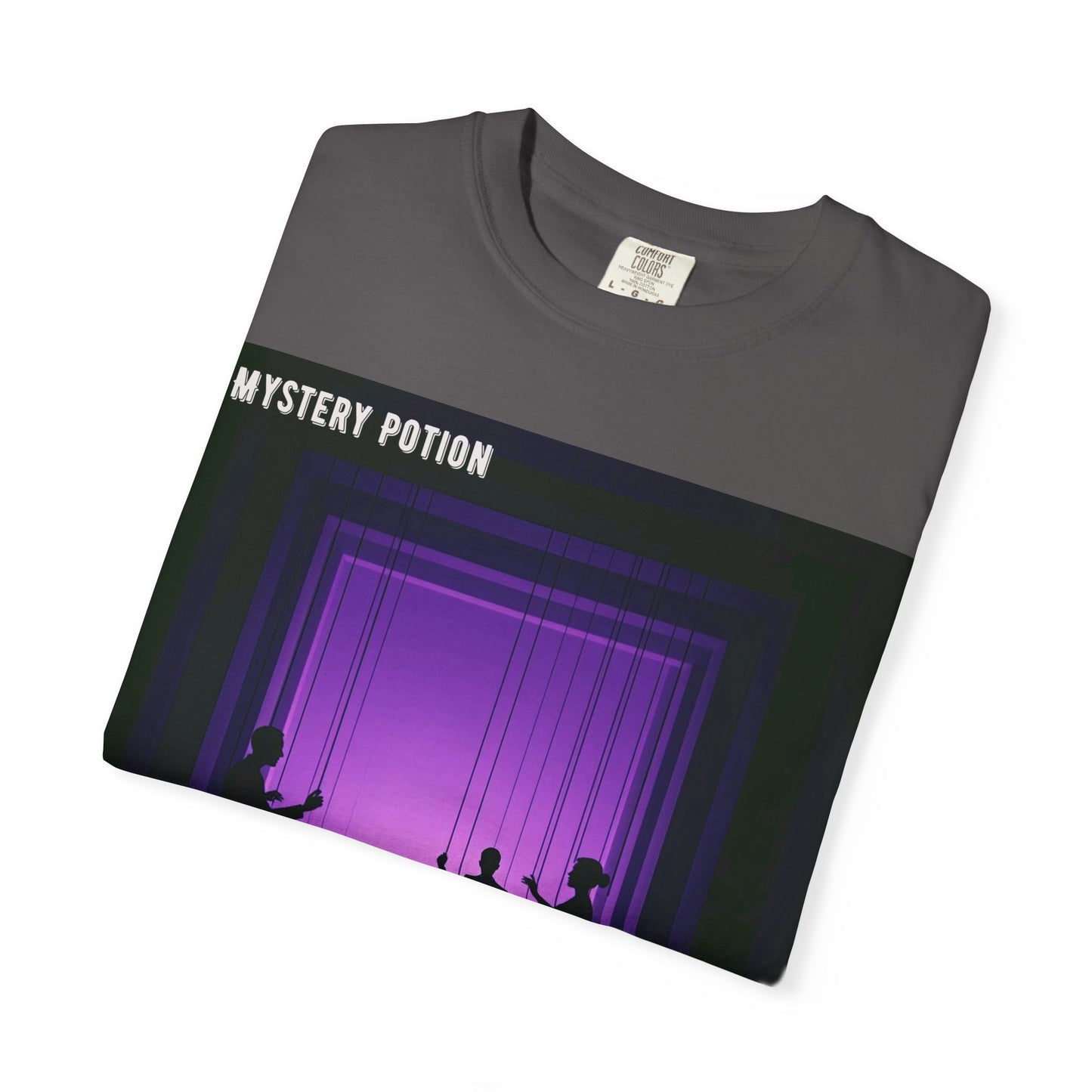 'They're Pulling the Strings' by Mystery Potion, Unisex T-Shirt - Playful Graphic Tee for Creative Souls, Perfect for a Fun Night Out, Gift for Art Lovers, Casual Wear, [...]