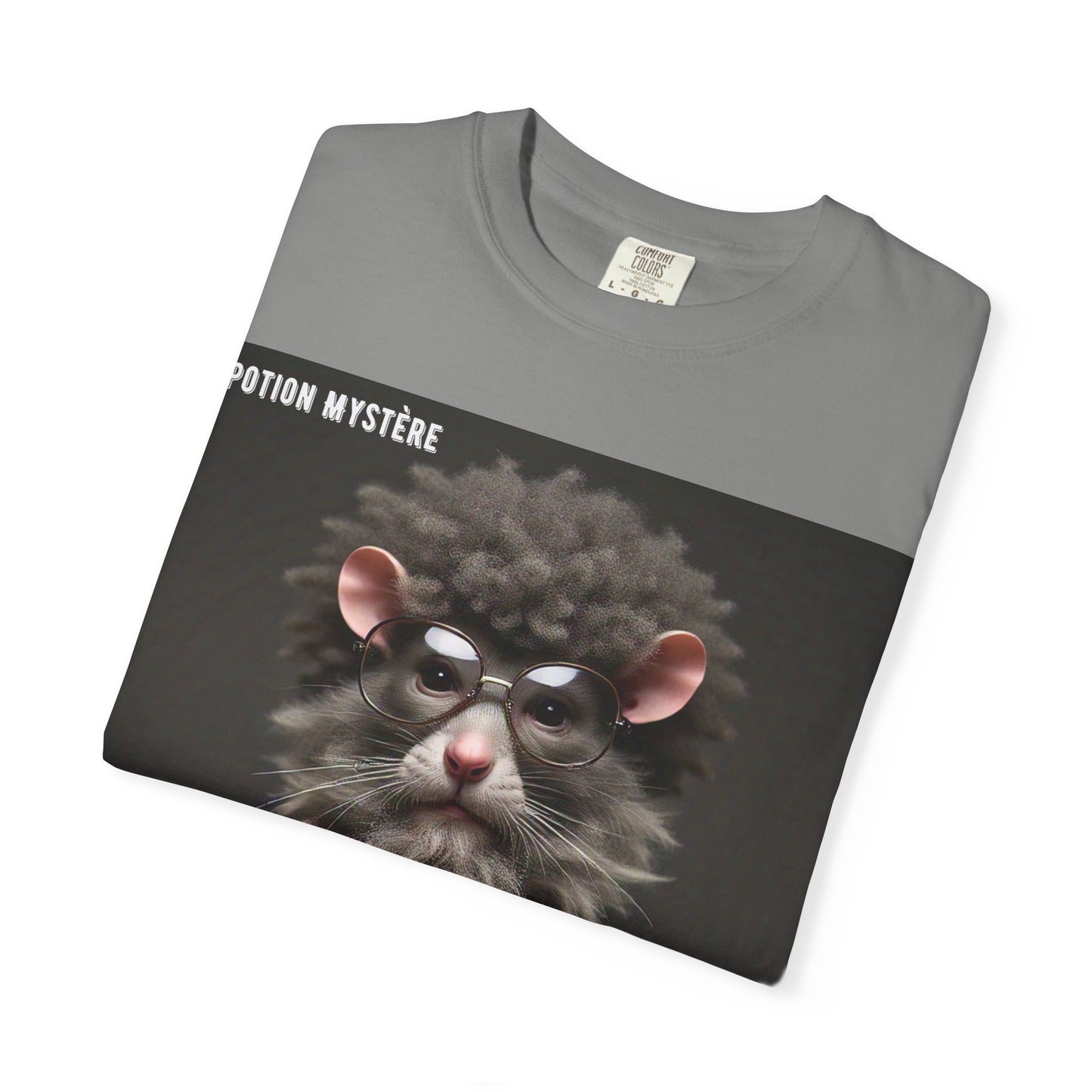 Doc Mailloux by Potion Mystère, Rat Graphic T-Shirt, Unisex Funny Tee, Gift for Animal Lovers, Unique Vintage Style Clothing, Statement Tee for Parties
