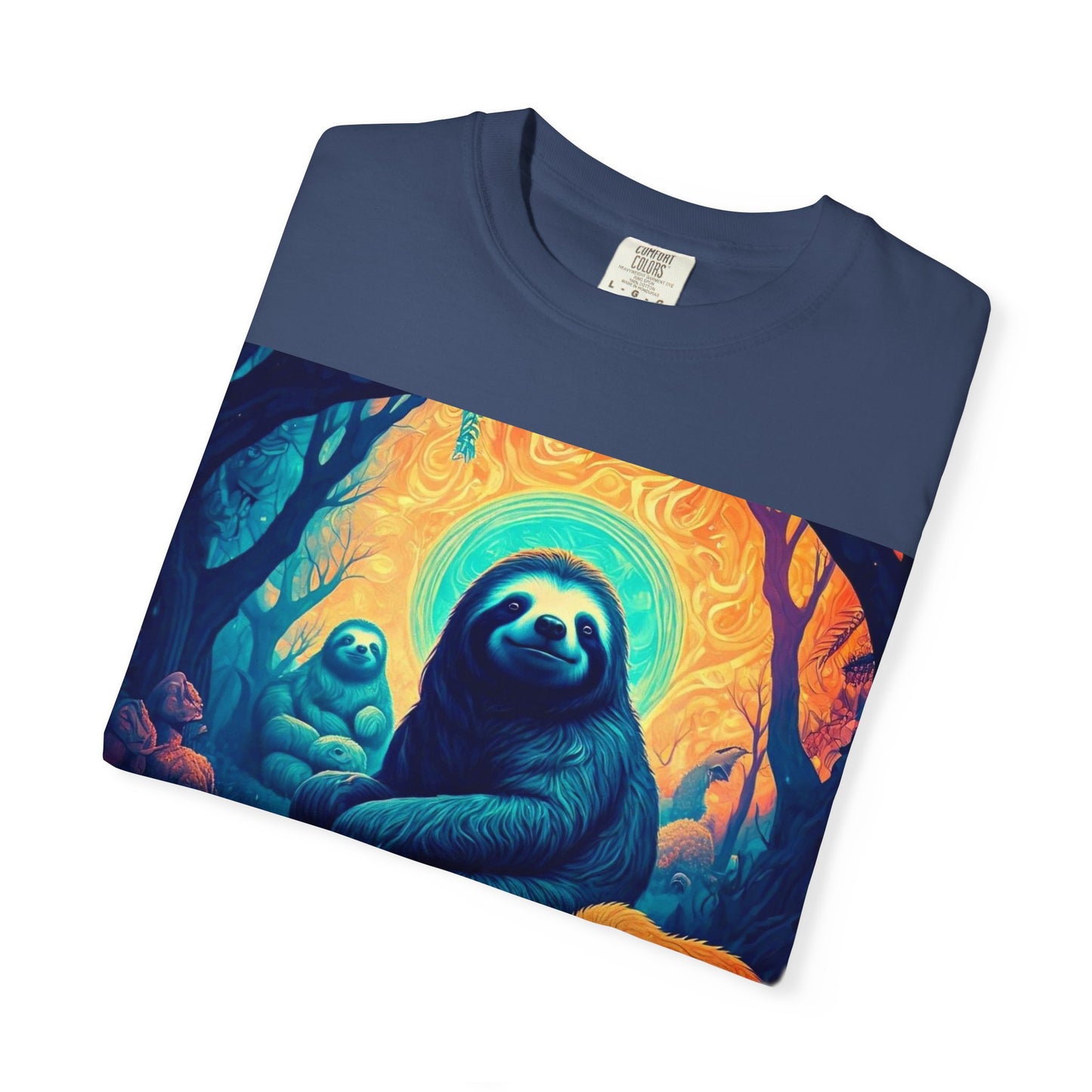 Vibrant Wildlife T-Shirt - Unisex Garment-Dyed Tee, Nature Lover Gift, Animal Art Shirt, Eco-Friendly Fashion, Summer Essentials