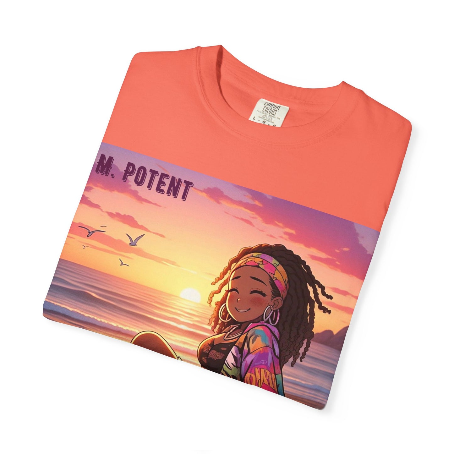 'Now You're Speaking My Language' by M. Potent, Beach Vibes Unisex Garment-Dyed T-shirt, Summer Apparel, Chill T-shirt, Vacation Wear, Perfect Gift for Sun Lovers, Graphic Tee