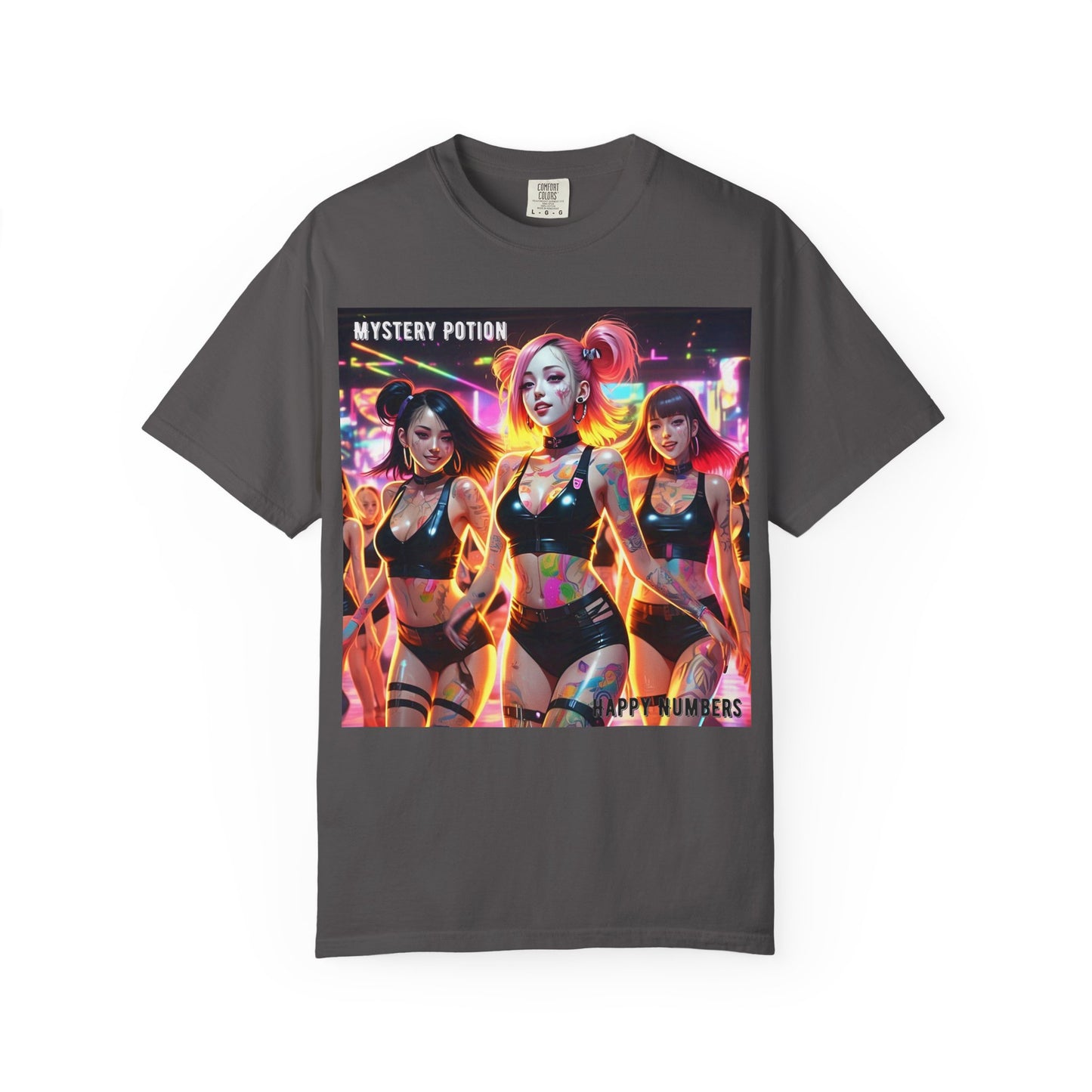 Mystery Potion Unisex T-Shirt, Trendy Graphic Tee for Women, Summer Festival Shirt, Edgy Streetwear, Gifts for Gamers, Cool Casual Wear
